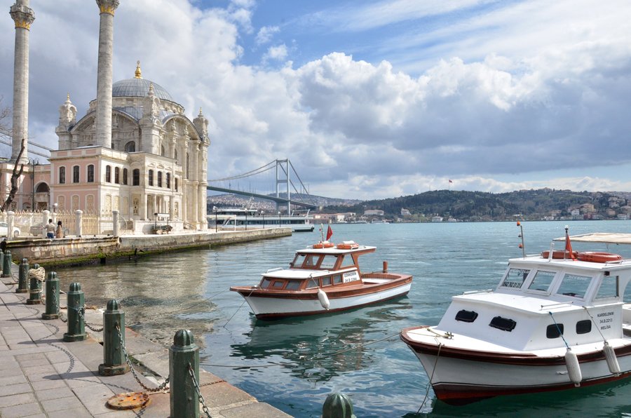 Ortaköy Mosque and the Bosphorus Bridge / Stasha fashion and Travel Blog by Anastasija Milojevic