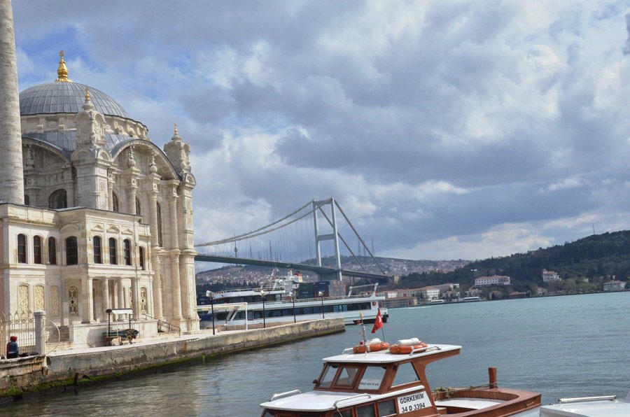 Ortaköy Mosque and the Bosphorus Bridge / Stasha fashion and Travel Blog by Anastasija Milojevic